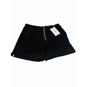 Rhoback Grit Gym Shorts Mens XXL Midnight Black Lined Performance Workout NWT